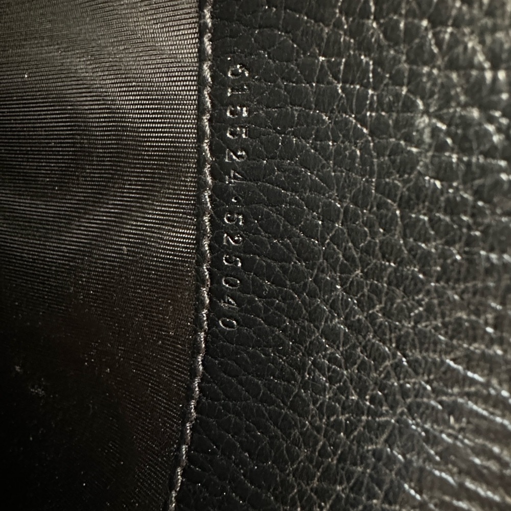 Gucci Black Wallet with Gold Interlocking G - Picture 10 of 12